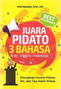 Image of Juara pidato 3 bahasa arab-inggris-indonesia